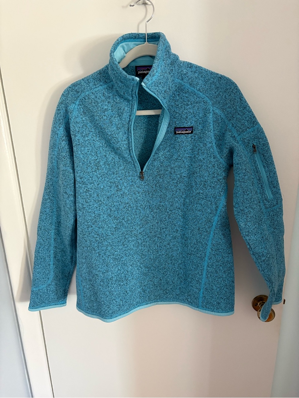 Patagonia Better Sweater Blue Quarter-Zip Fleece Pullover